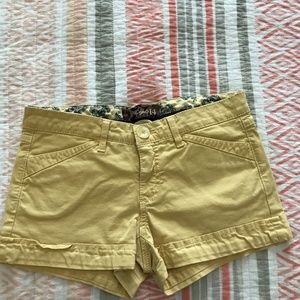 Eight 14 Yellow Shorts